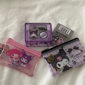 SANRIO NWT Kuromi & My Melody 3 Pc Bundle 50 & 20 Yr Anniversary